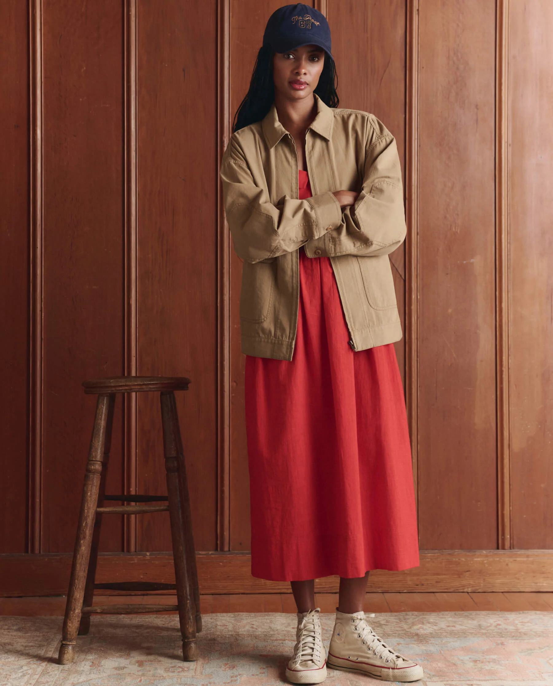 The Verse Dress. -- Hot Red - Image 3