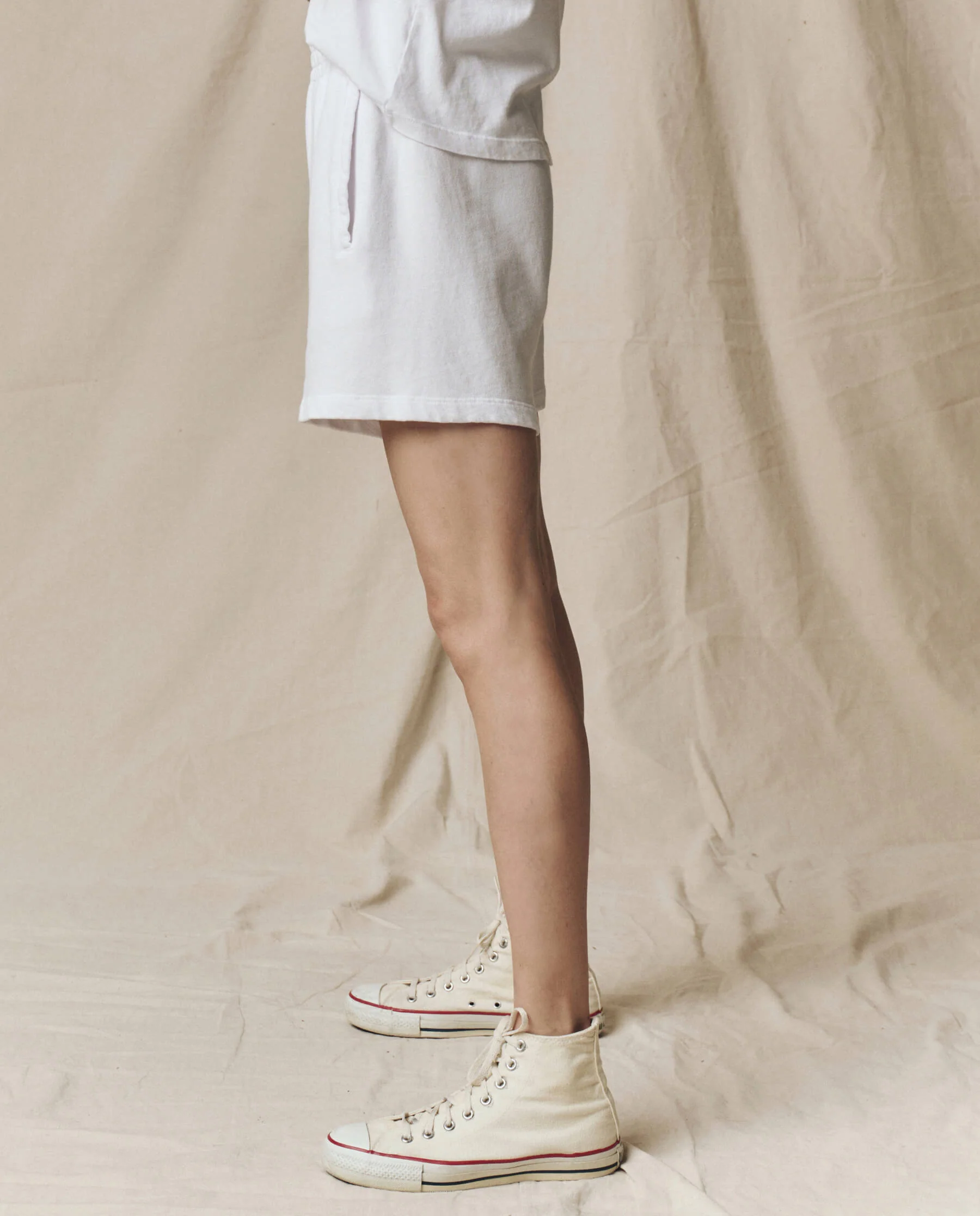 The Victory Short. Solid -- True White - Image 3