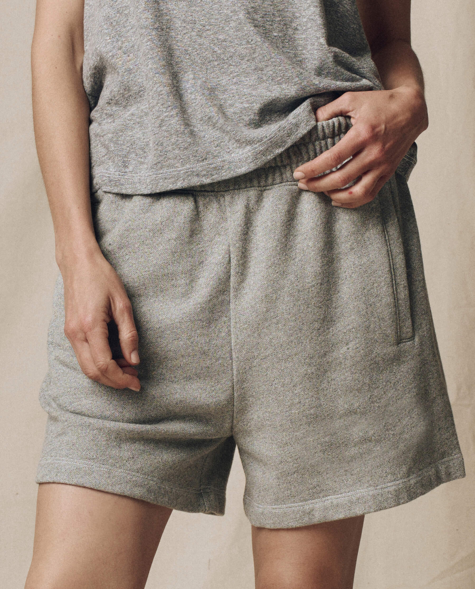 The Victory Short. Solid -- Varsity Grey - Image 2