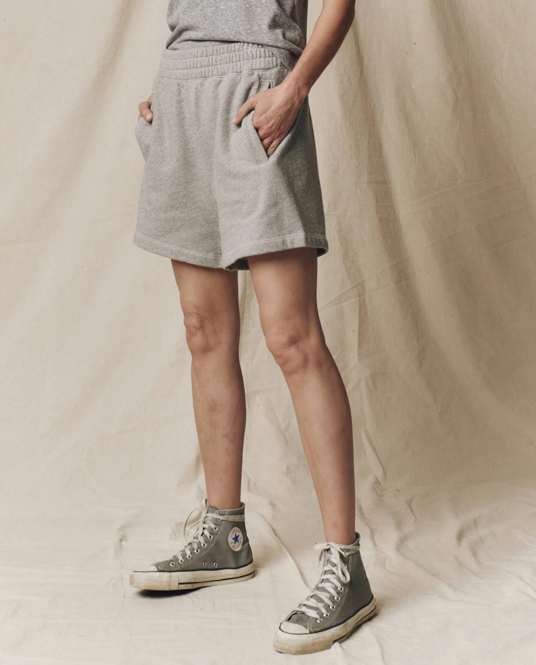 The Victory Short. Solid -- Varsity Grey - Image 4