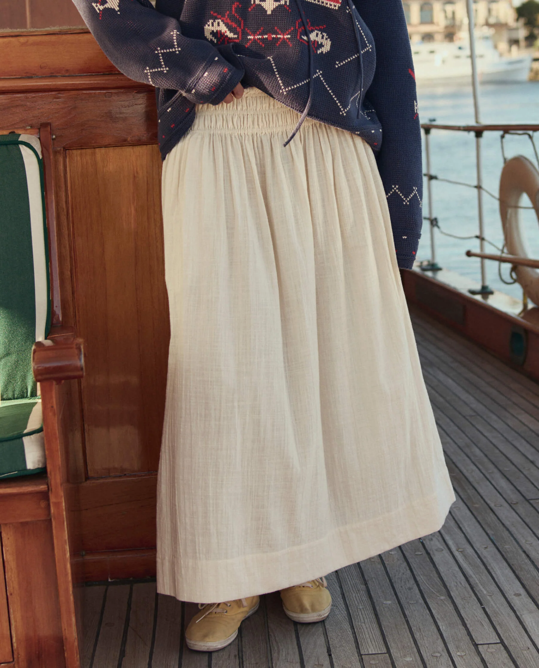 The Viola Skirt. -- Natural - Image 2