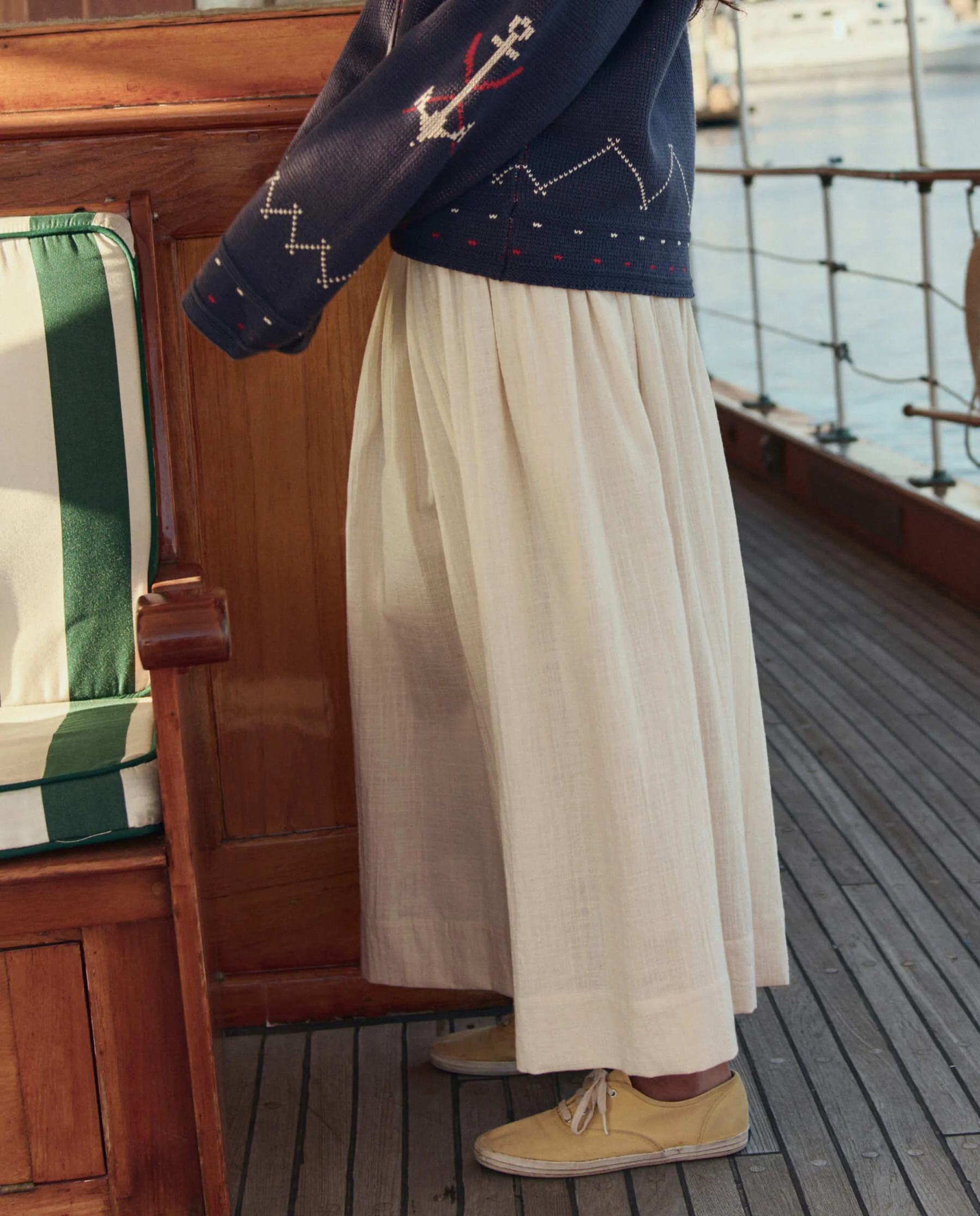 The Viola Skirt. -- Natural - Image 3