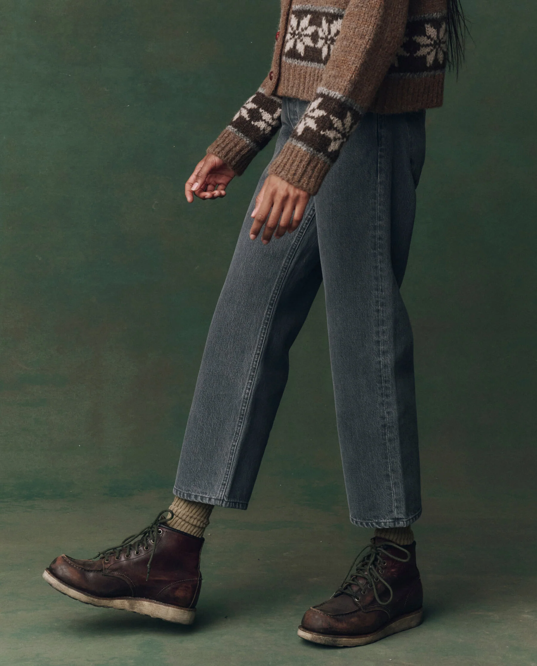 The Wayne Jean. -- Graphite Wash with Clean Hem - Image 2
