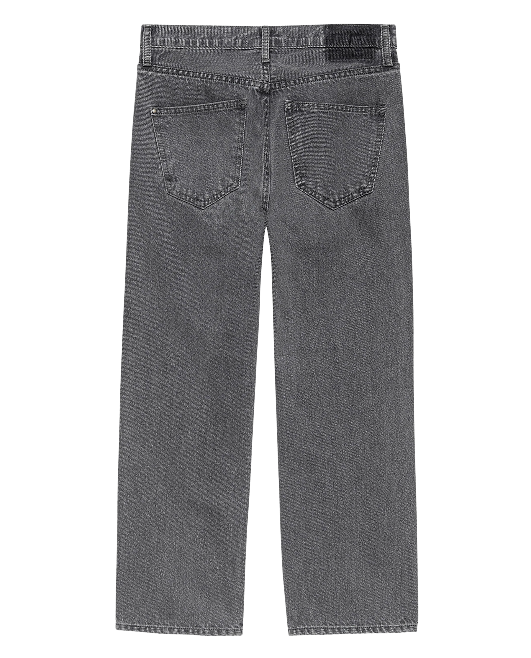 The Wayne Jean. -- Graphite Wash with Clean Hem - Image 5