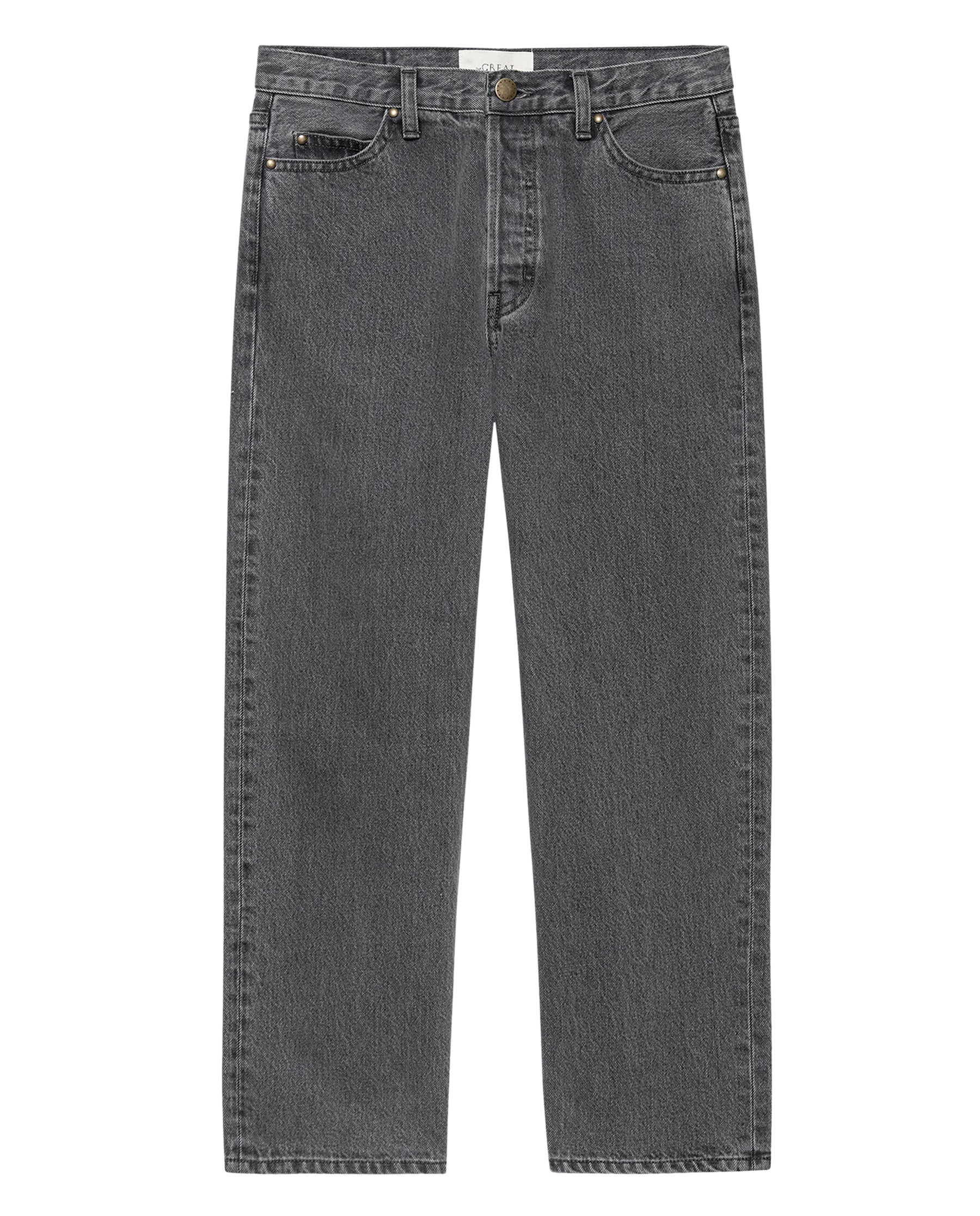The Wayne Jean. -- Graphite Wash with Clean Hem - Image 6