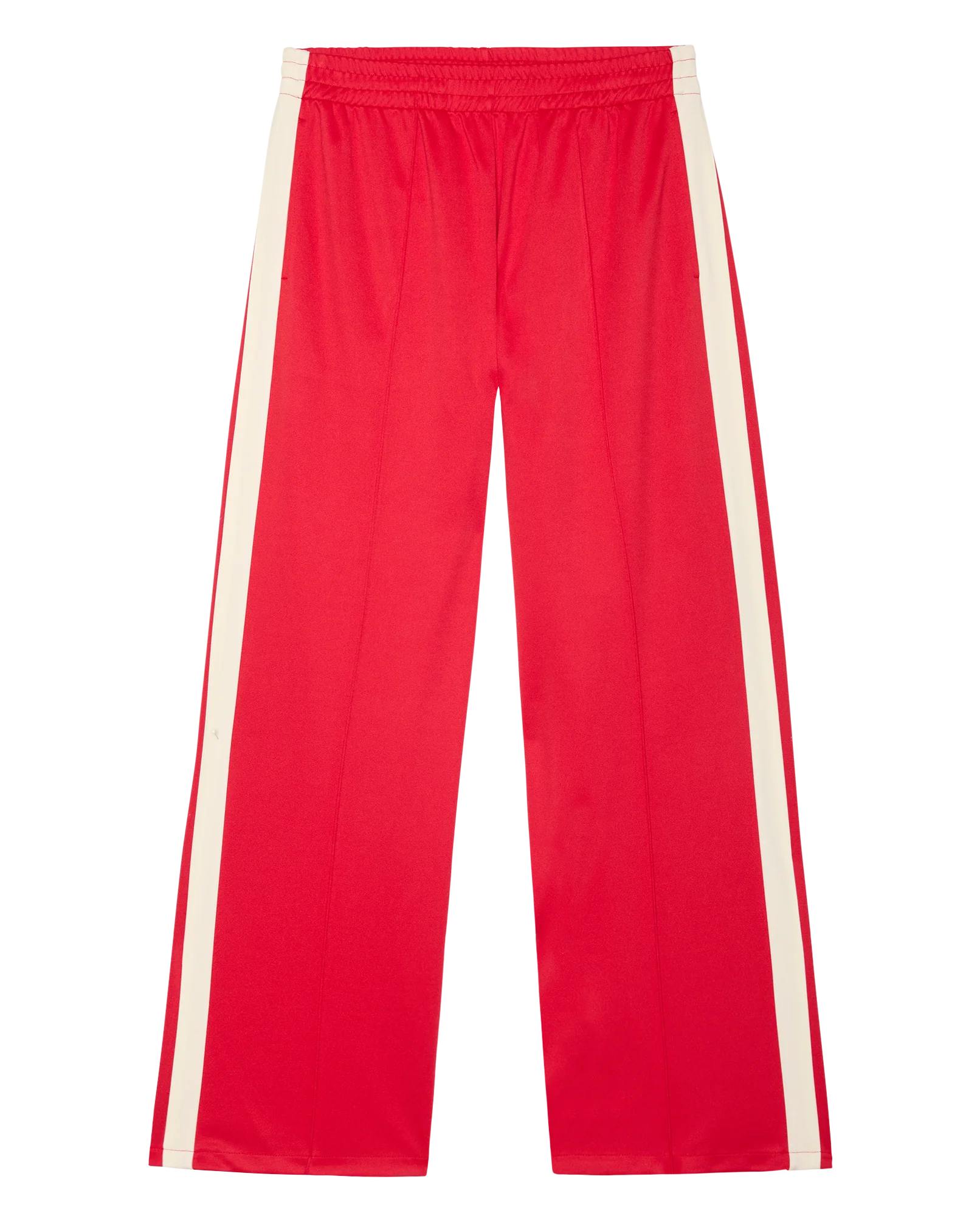 The Wide Leg Track Pant. -- Poppy Red - Image 5