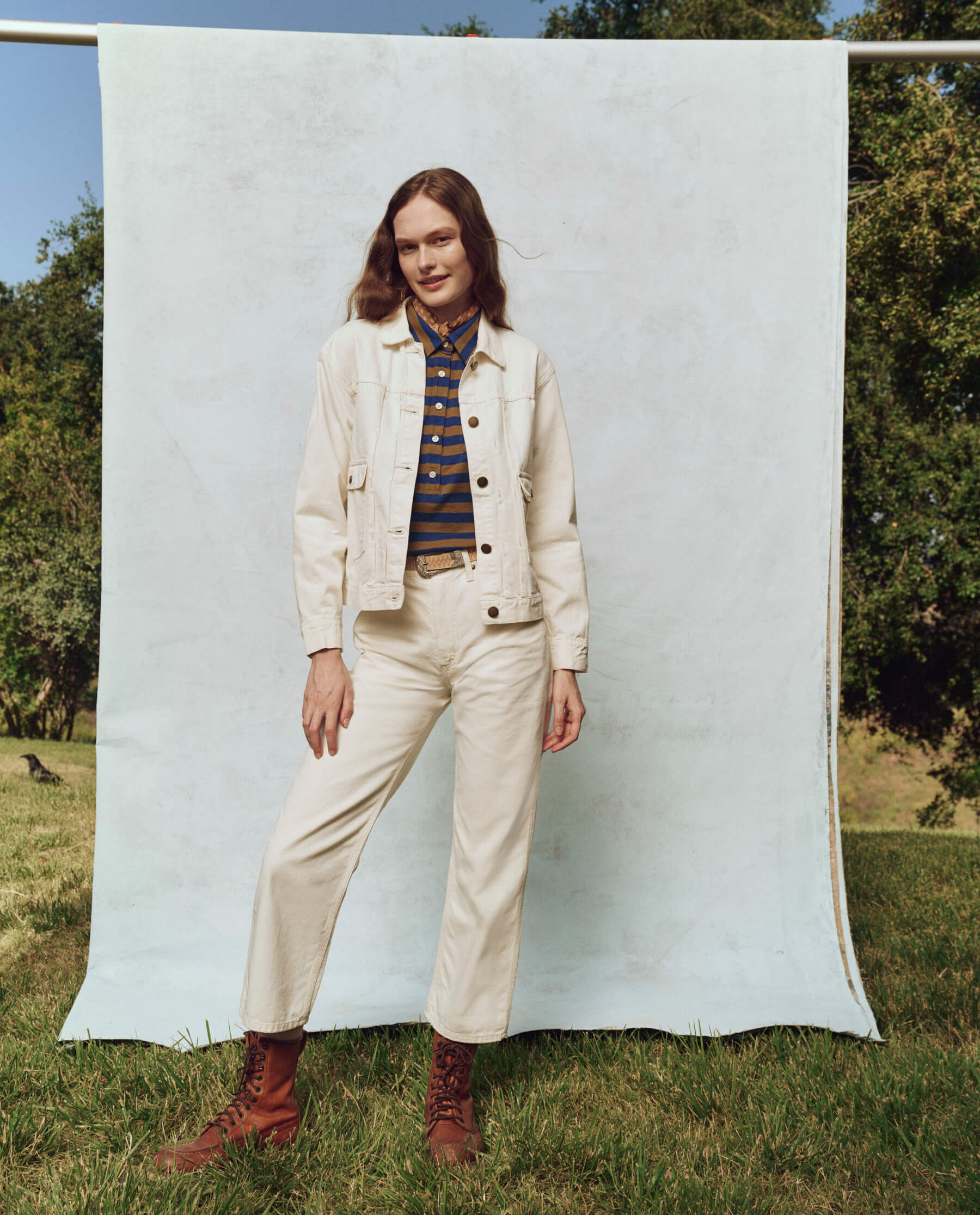 The Workwear Jean Jacket. -- Natural Hemp - Image 4