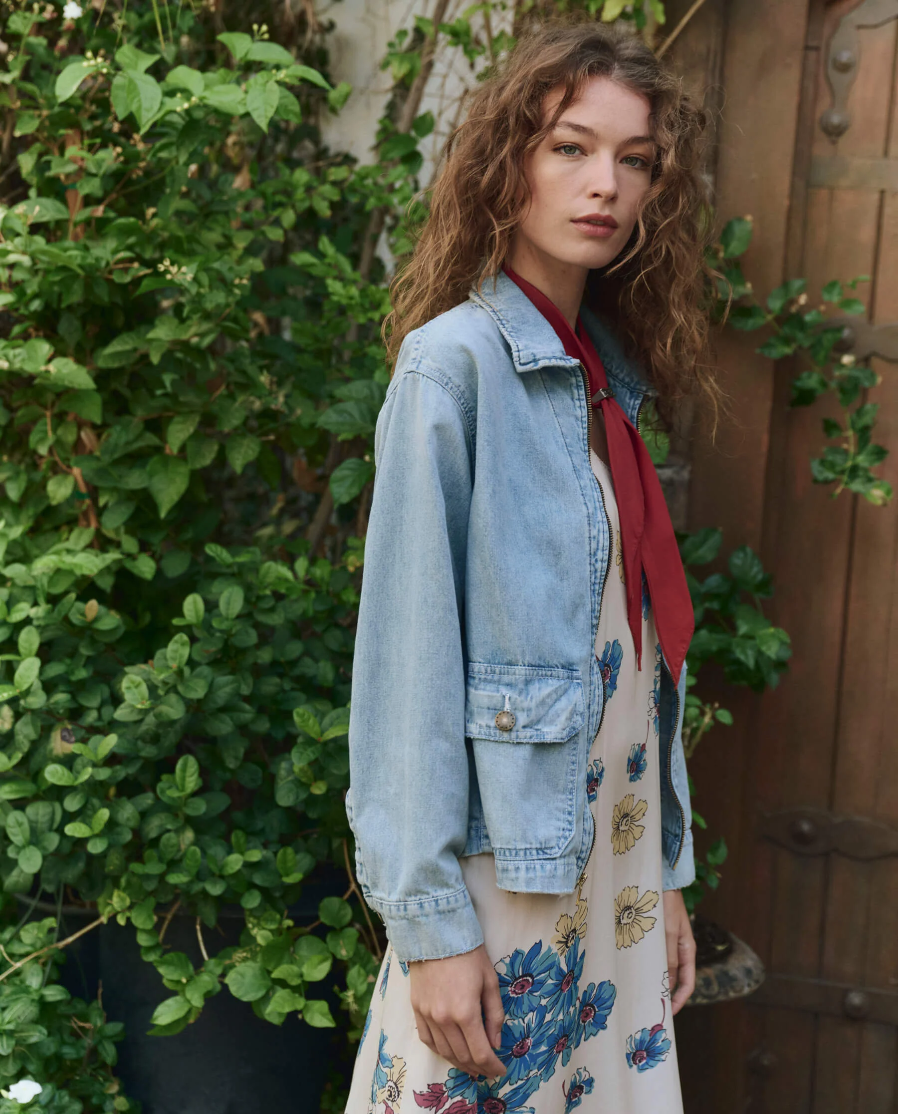 The Zip Front Chore Jacket. -- Dakota Wash - Image 3
